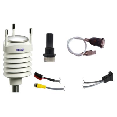 nms045 meteorological sensor with ultrasonic wind speed and direction, temperature, humidity, barometric pressure & rainfall.  includes cbl229-20, dvx008a and adp101 for installation on trp019.